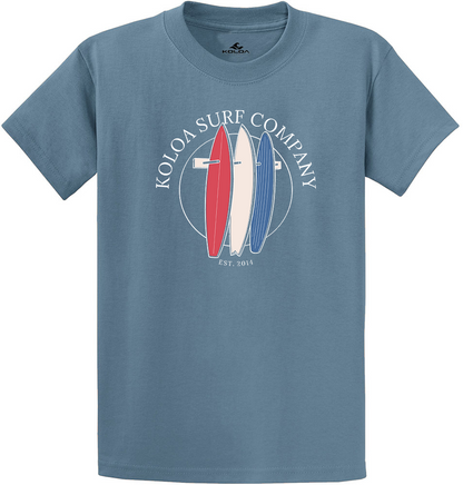 Koloa Surfboard Stack Heavyweight T-Shirt