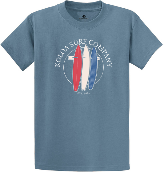 Koloa Surfboard Stack Heavyweight T-Shirt