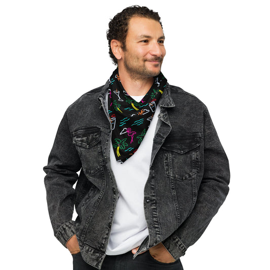 Five O'Clock Somewhere Black Bandana