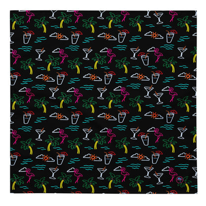 Five O'Clock Somewhere Black Bandana
