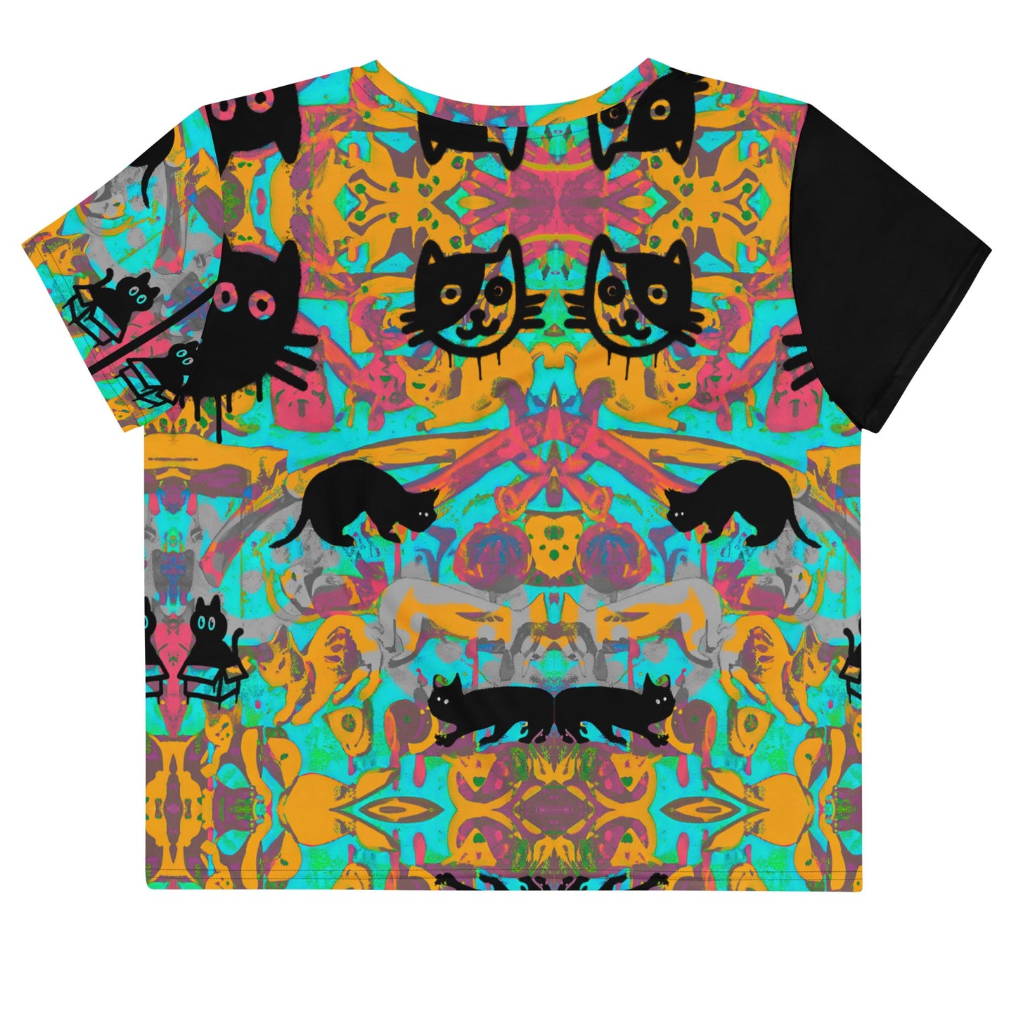 Only if you really LOVE CATS Crop Tee