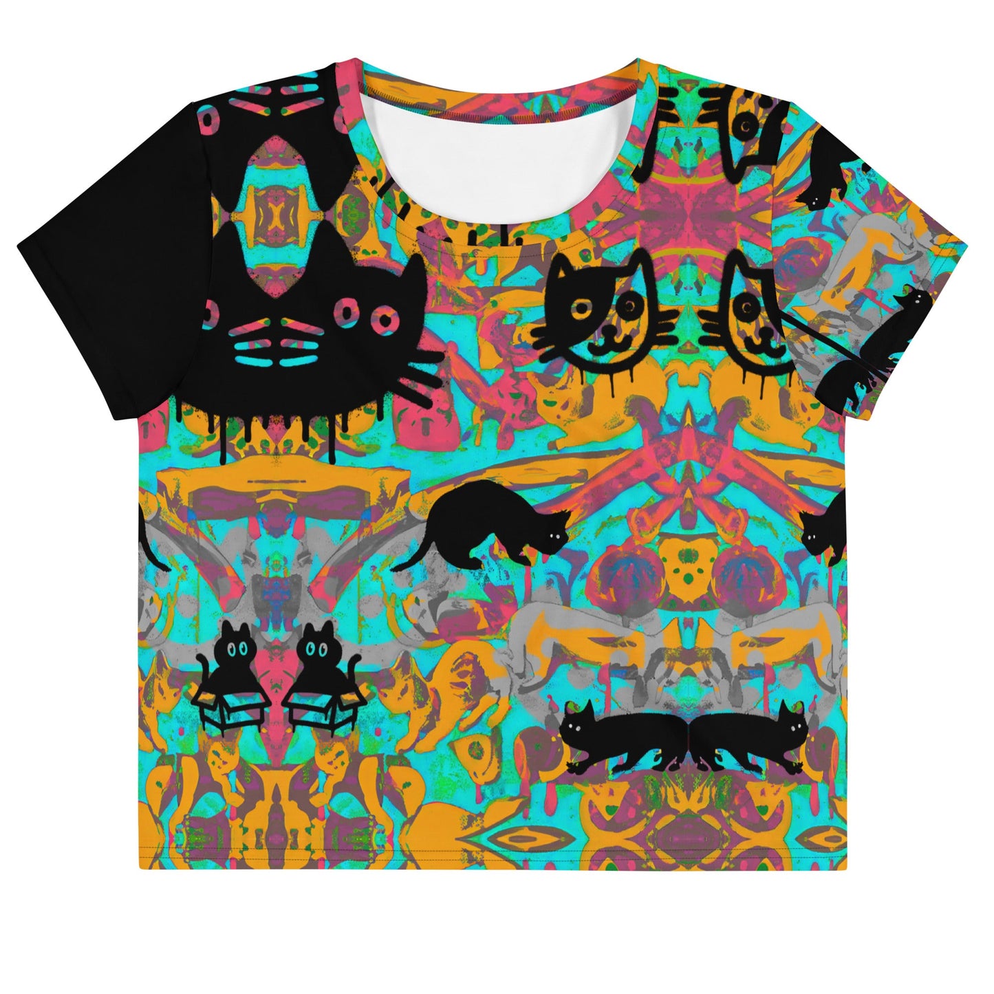 Only if you really LOVE CATS Crop Tee