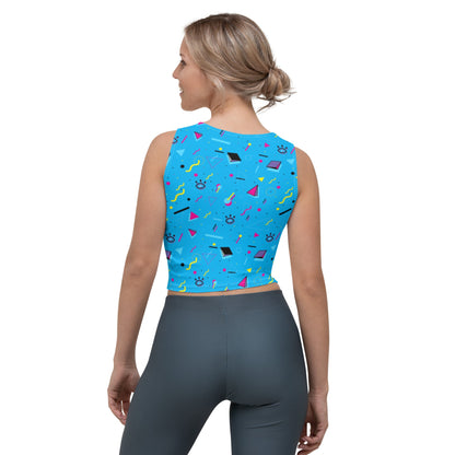 Blue Monday Crop Top