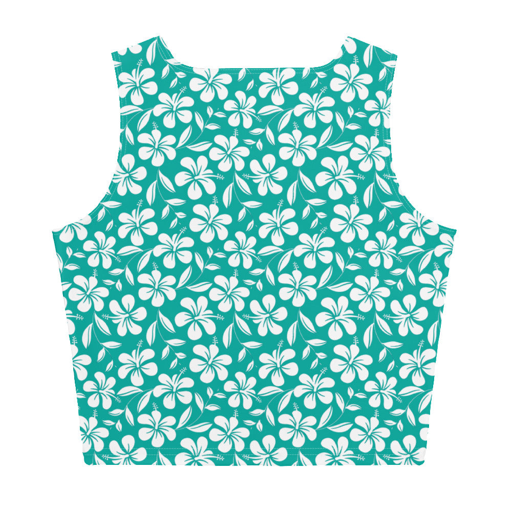 Bimini Teal Crop Top