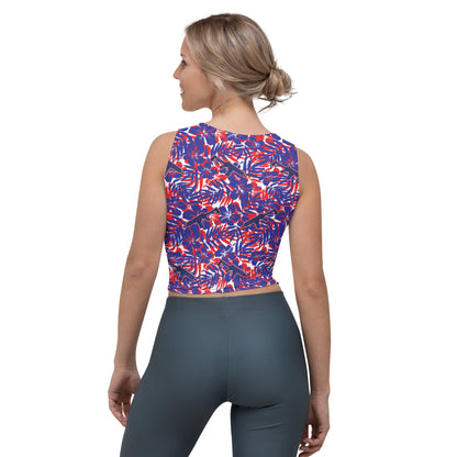 Red White and Boom Crop Top