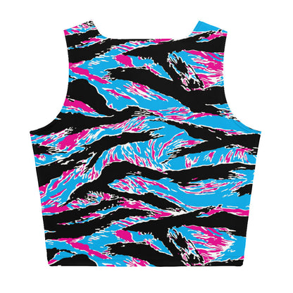 Miami Tiger Stripe Crop Top