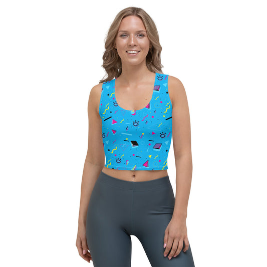 Blue Monday Crop Top