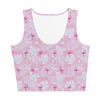 Party Like A Flockstar Pink Crop Top