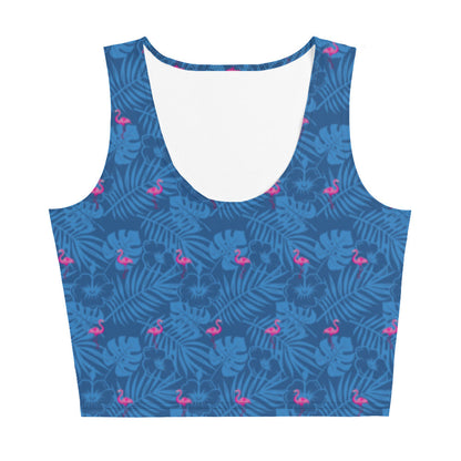 Party Like A Flockstar Blue Crop Top