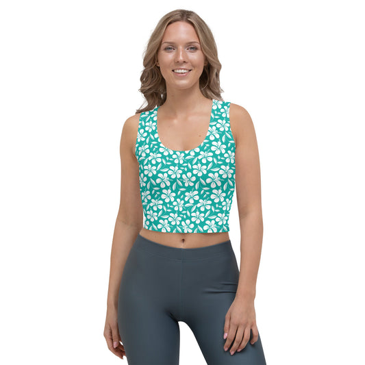 Bimini Teal Crop Top