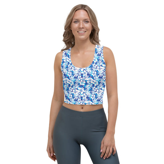 Tahitian Blue Crop Top