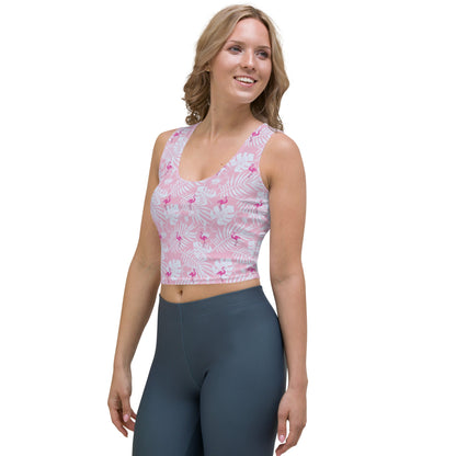 Party Like A Flockstar Pink Crop Top