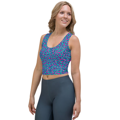 Neon Leopard Crop Top