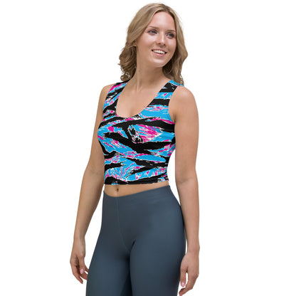 Miami Tiger Stripe Crop Top