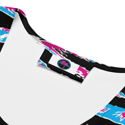 Miami Tiger Stripe Crop Top