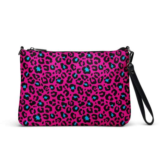 Pink Leopard Crossbody Bag