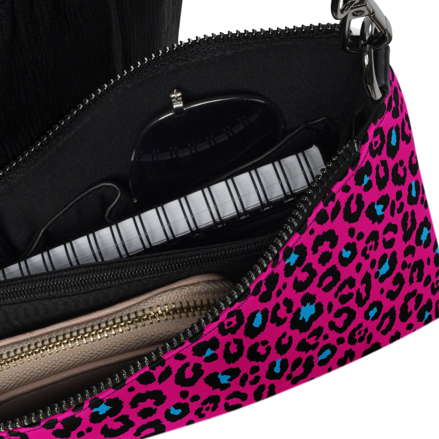 Pink Leopard Crossbody Bag