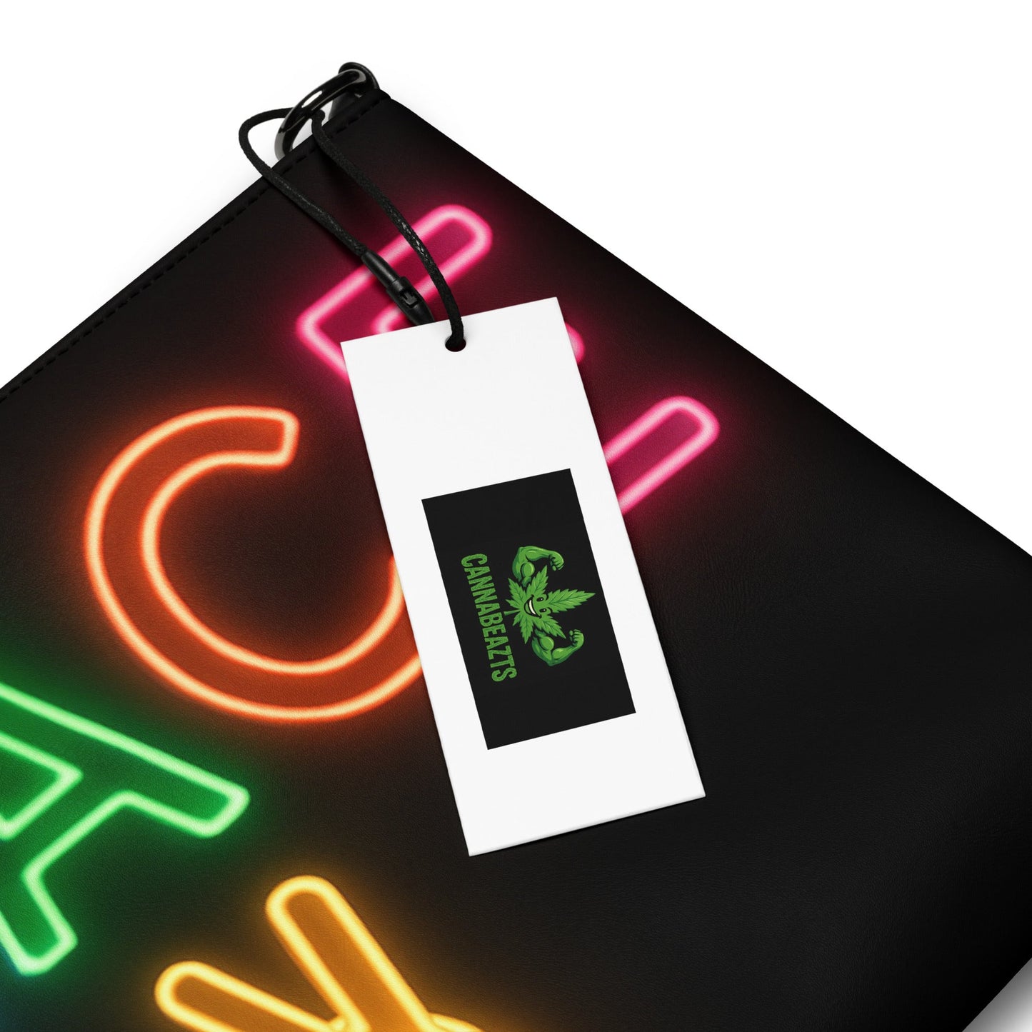 Neon Peace Crossbody Bag – Colorful Festival Side Bag
