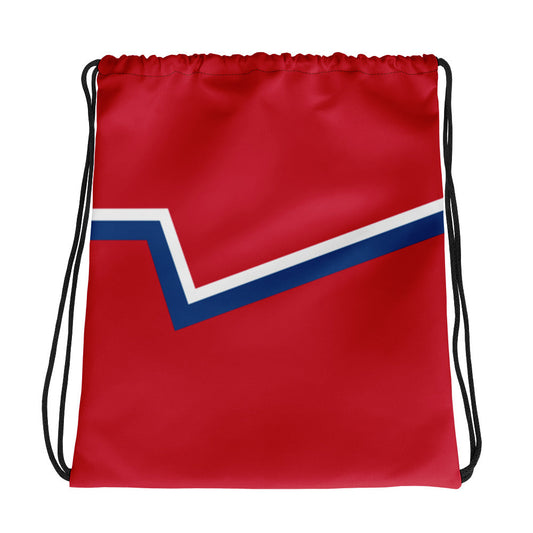 Rad Palm Fast AF America Drawstring bag