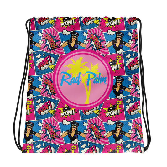 Here Comes The Boom! Drawstring Bag