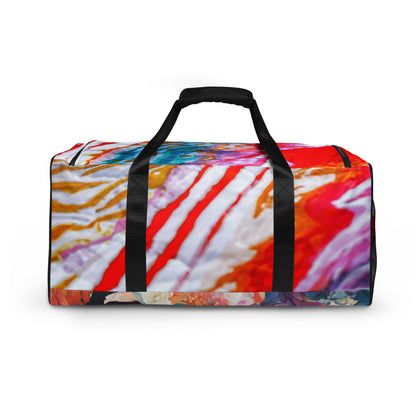 Shibori Watercolor Thumbprint Duffle bag