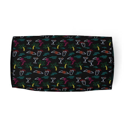 Five O'Clock Somewhere Black Duffle Bag