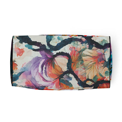Shibori Watercolor Thumbprint Duffle bag