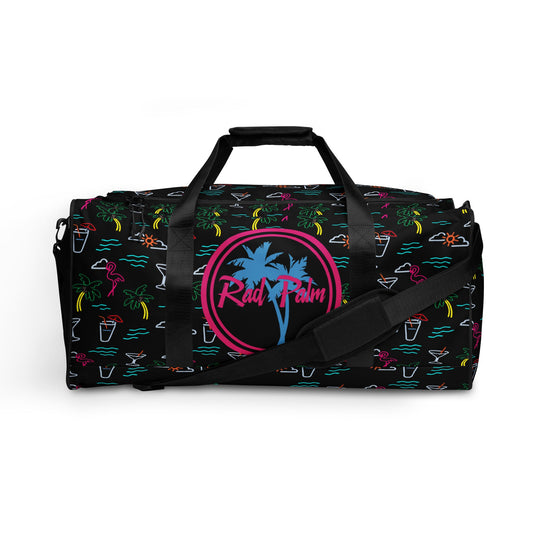 Five O'Clock Somewhere Black Duffle Bag