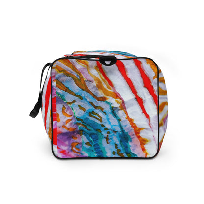 Shibori Watercolor Thumbprint Duffle bag