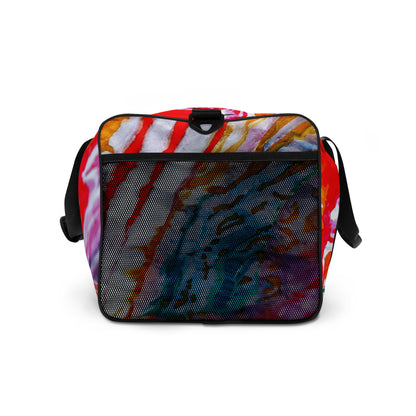 Shibori Watercolor Thumbprint Duffle bag