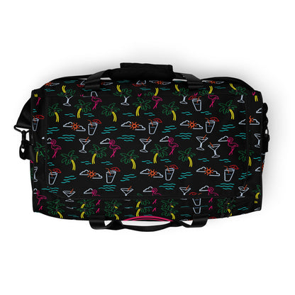 Five O'Clock Somewhere Black Duffle Bag