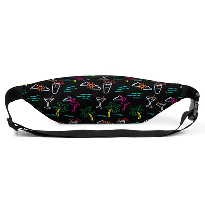 Five O'Clock Somewhere Black Fanny Pack