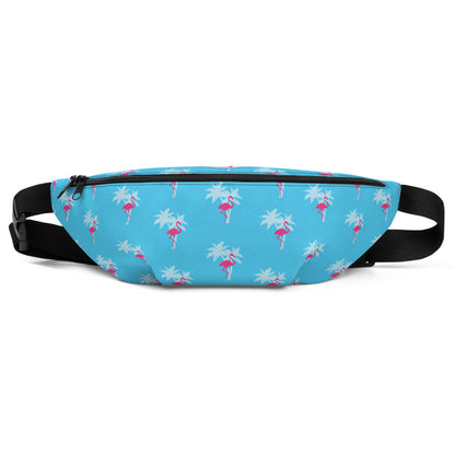 Rad Palm Flamingo Blue Fanny Pack