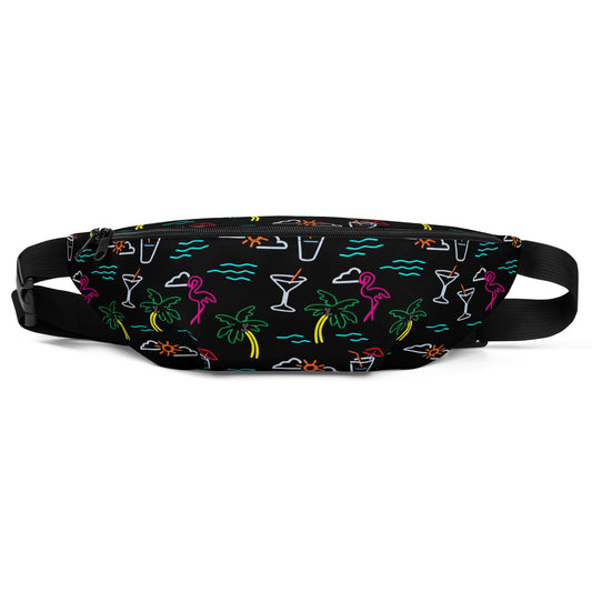 Five O'Clock Somewhere Black Fanny Pack