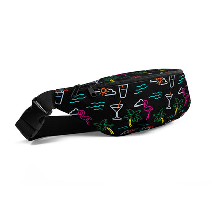 Five O'Clock Somewhere Black Fanny Pack