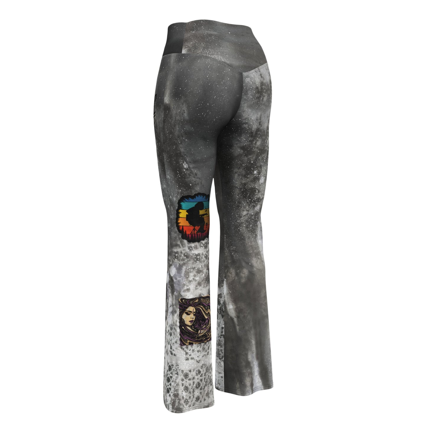 WideSpread Panic High Waist Flare leggings