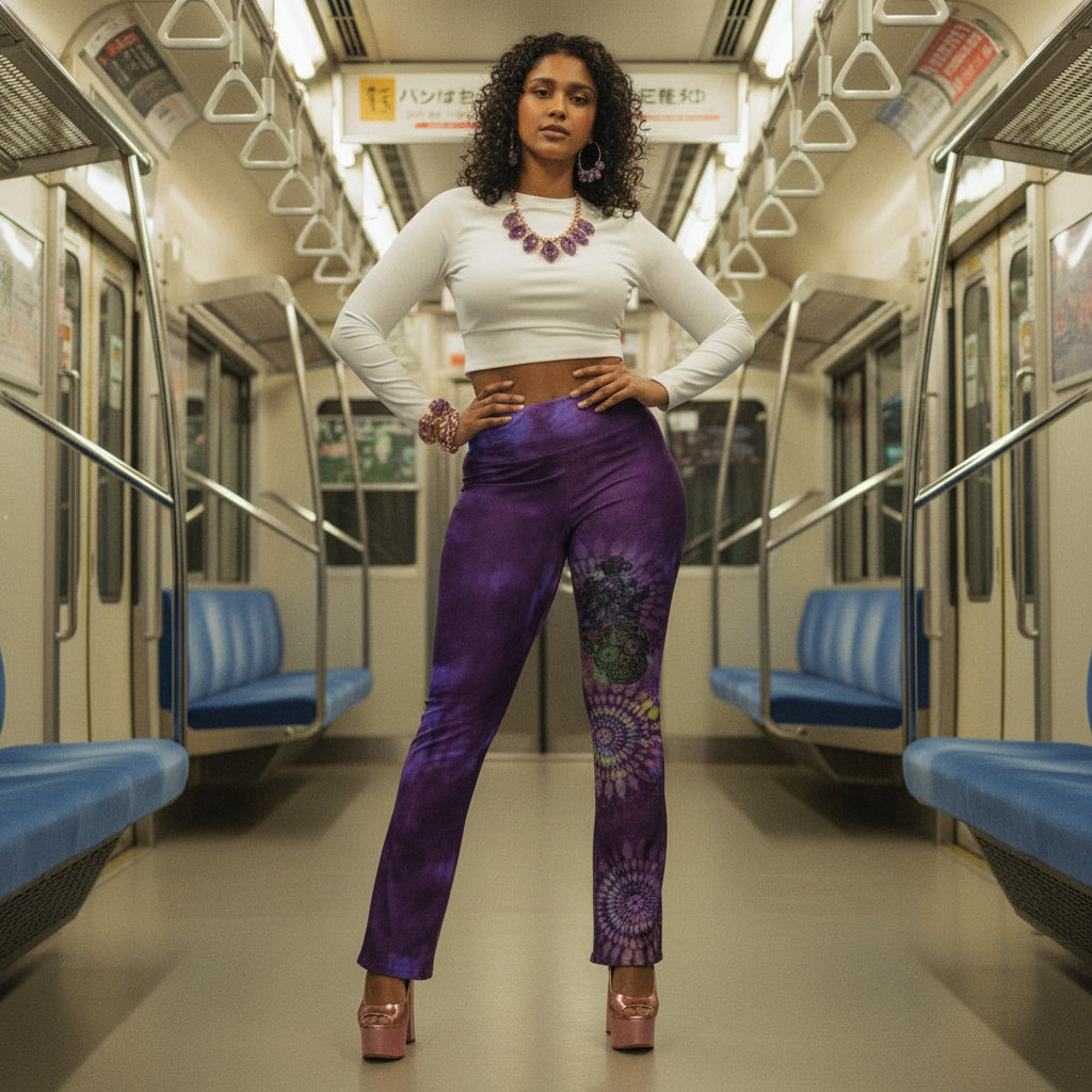 After Hours High Waist Flare leggings