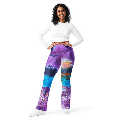 Mighty Moon High Waist Flare leggings