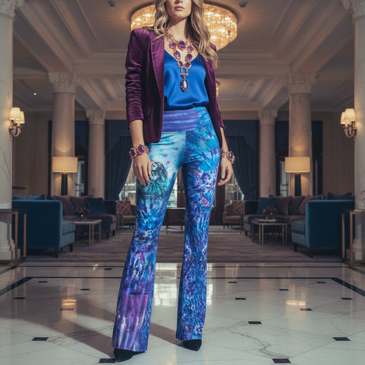 Magical Wonderland High Waist Flare leggings