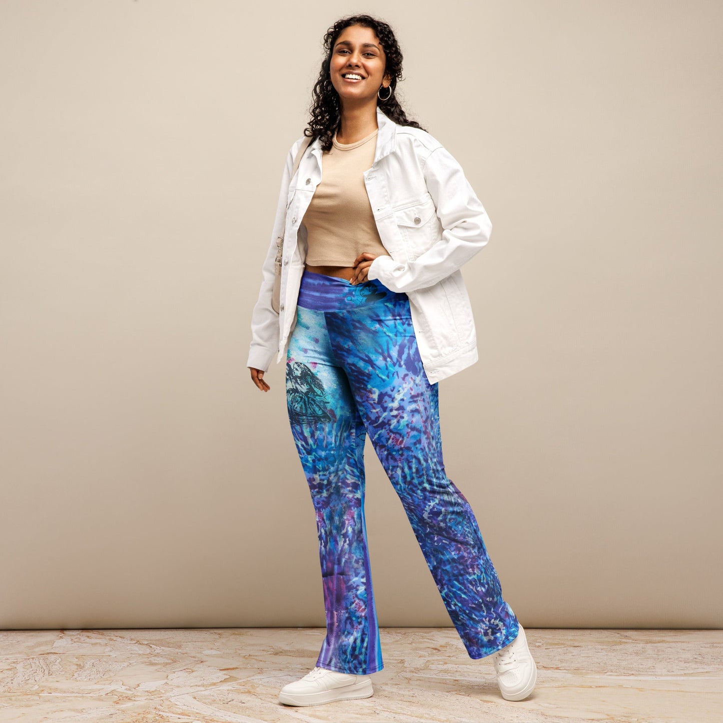 Magical Wonderland High Waist Flare leggings