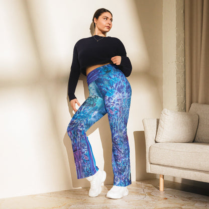 Magical Wonderland High Waist Flare leggings