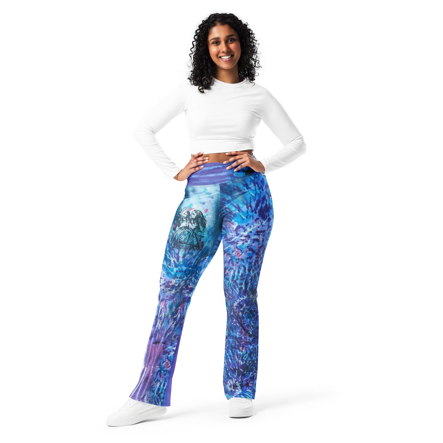 Magical Wonderland High Waist Flare leggings