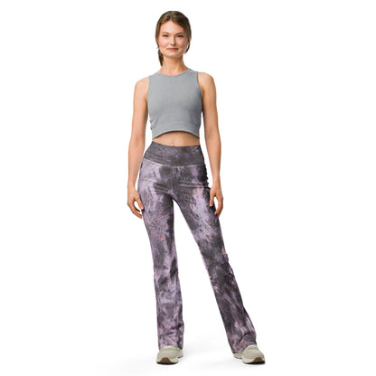 Galaxy High Waist Flare Leggings