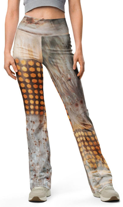 Desert Gold Flare leggings