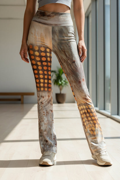 Desert Gold Flare leggings