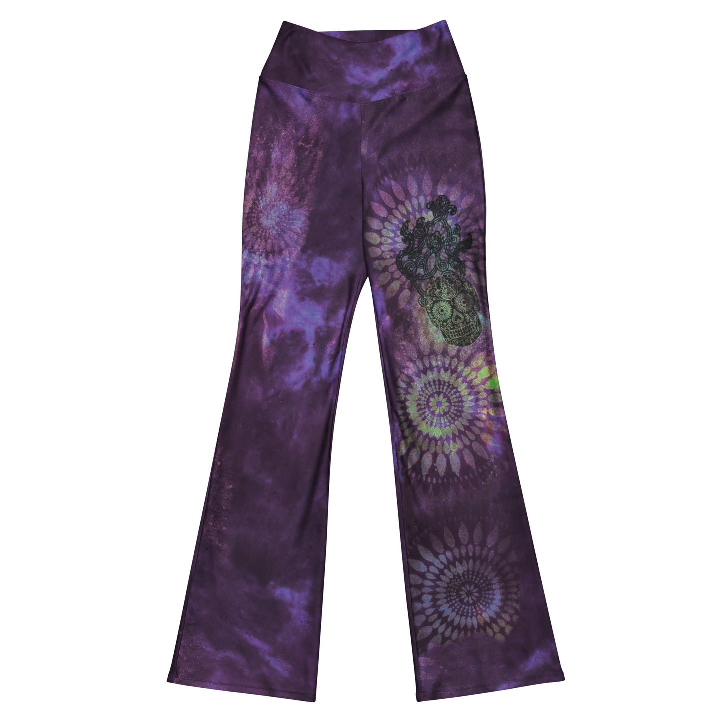 After Hours Dark Plum Remix Flare leggings