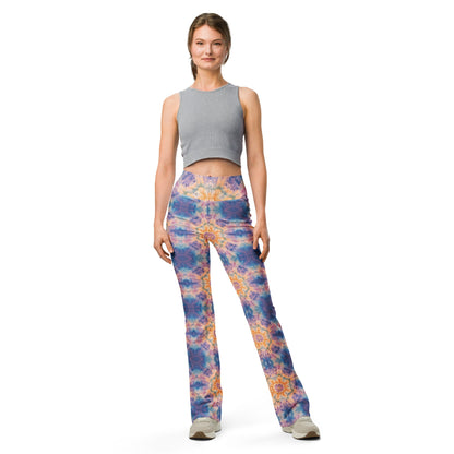 Shibori Stardom High Waist Flare leggings