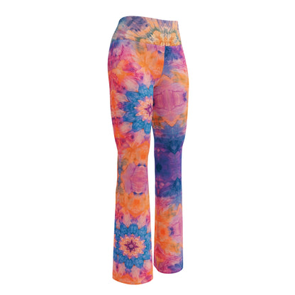 Shibori Quest High Waist Flare leggings