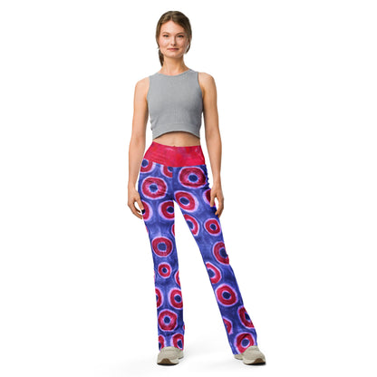 Phisherman Phish High Waist Flare leggings