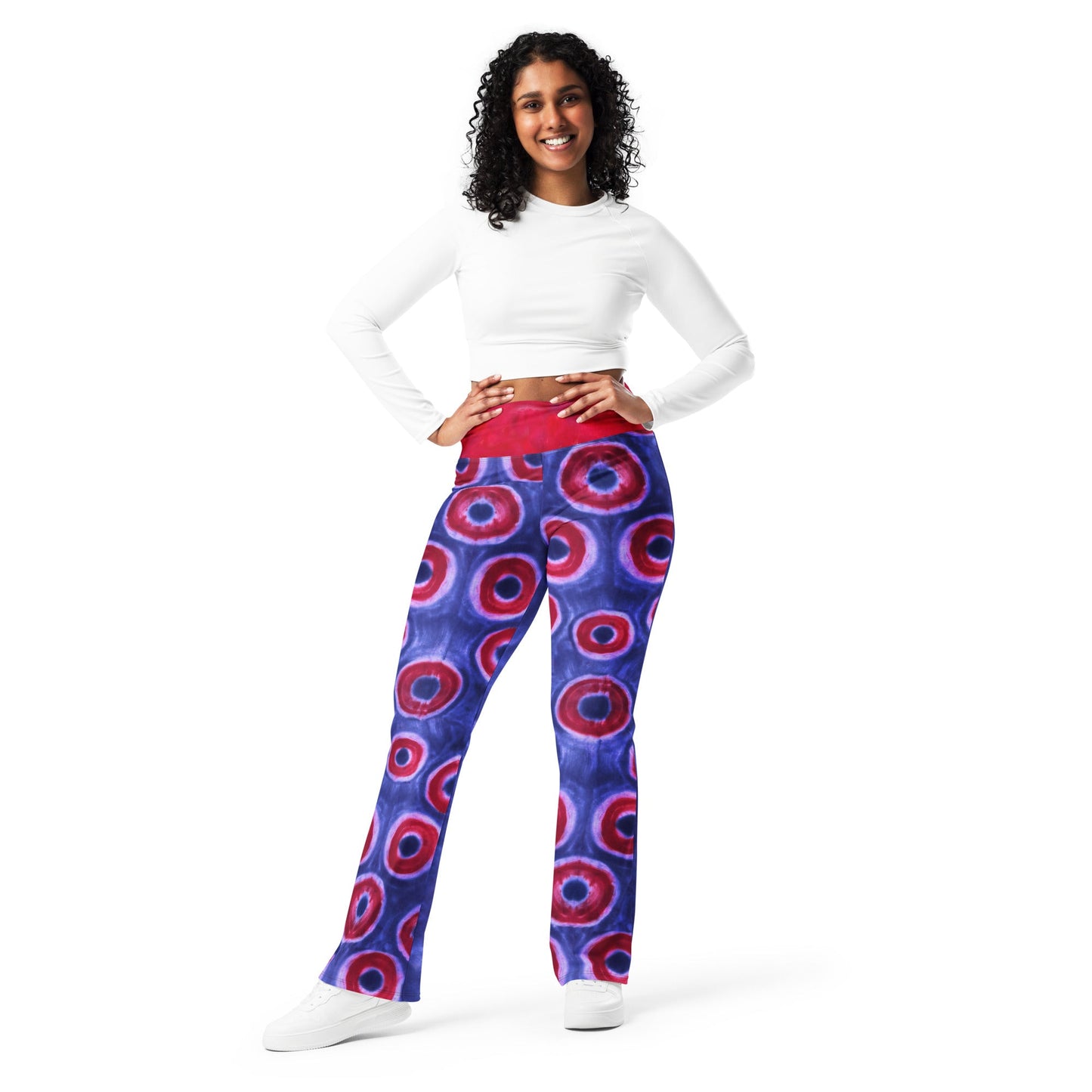 Phisherman Phish High Waist Flare leggings